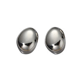 Basic Metal Ear Studs Earrings - Pair
